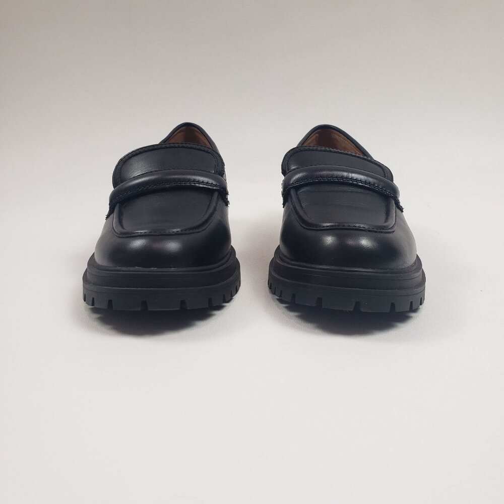 Madewell The Bradley Lugsole Loafer in Leather Women's 9.5M True Black Leather - Picture 7 of 16